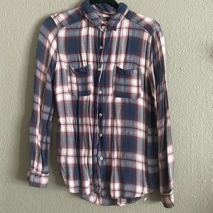 Mossimo plaid button up shirt